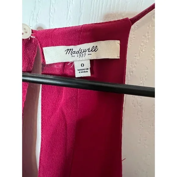 Madewell Silk lining Spaghetti Strap Summer Dress Size 0 - Picture 2 of 4